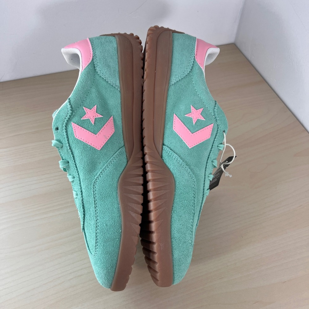 Converse Star Player 76 Mens 11.5 Womens 13 Mint Green Pink Suede A15090C - Picture 3 of 8